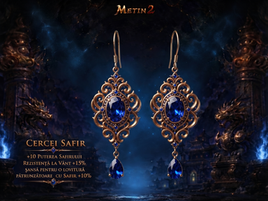 Cercei Safir +9